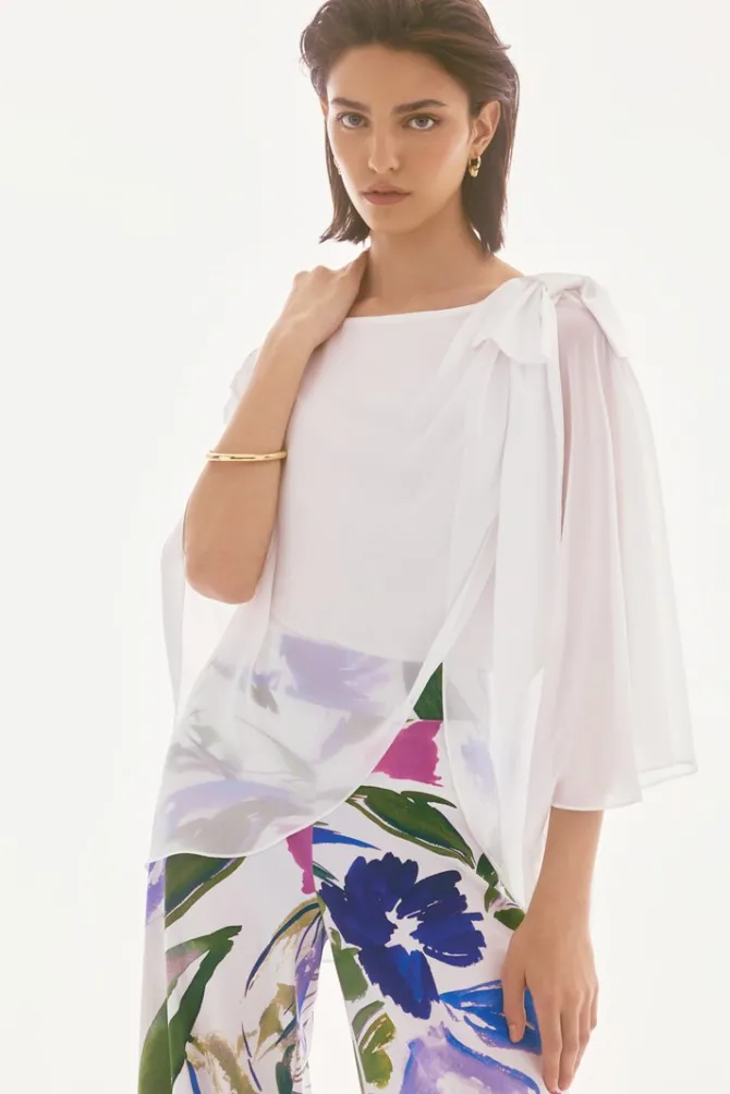 Umika Poncho Top in vanilla