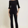Venus High Waisted Pants in black
