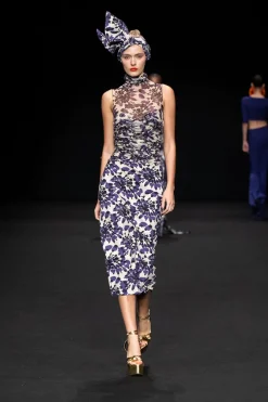 Vina Rosette Midi-Dress