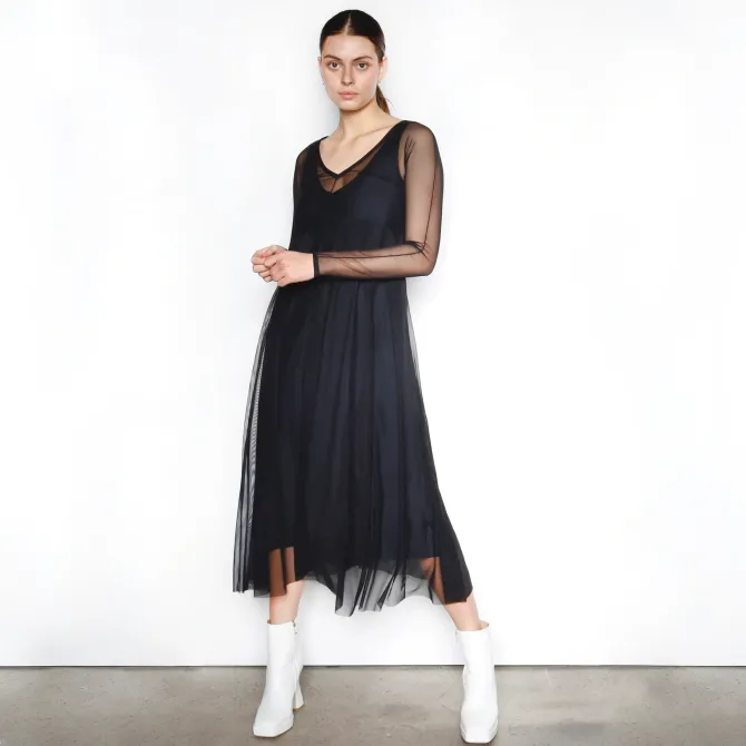 Yadou Dress in Black
