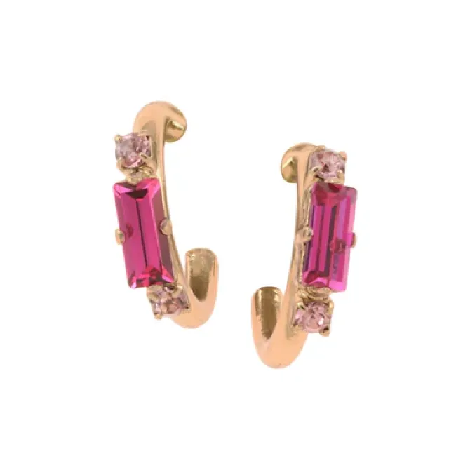 Yves Fuschia Hoops